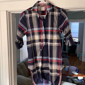 Billy Reid Women’s tunic length fitted button down (size S)